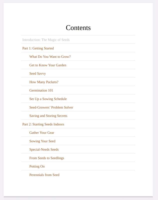 Starting Seeds Ebook PDF