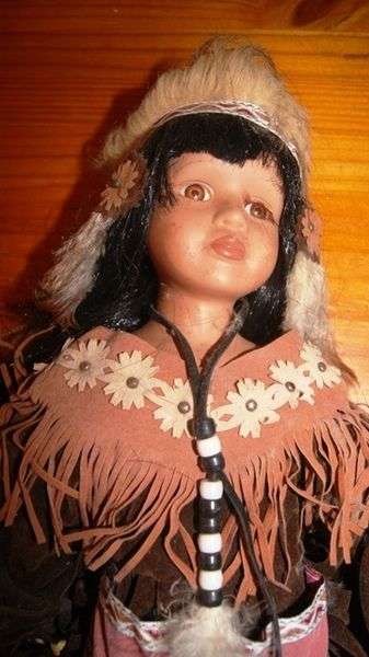 Native (Injun) Doll with DreamCatcher - STUNNING!!!