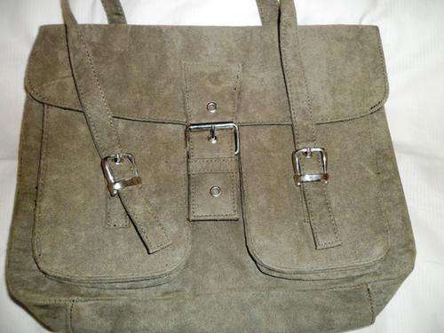 2015 SALE!!! Green Suede Handbag