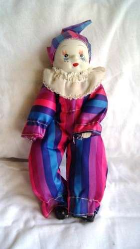 2015 SALE!!! Vintage Porcelain Clown (22cm)