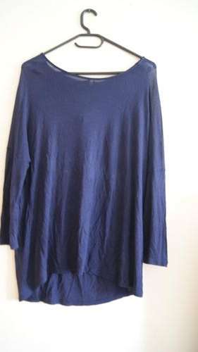 Navy top with zip size about L