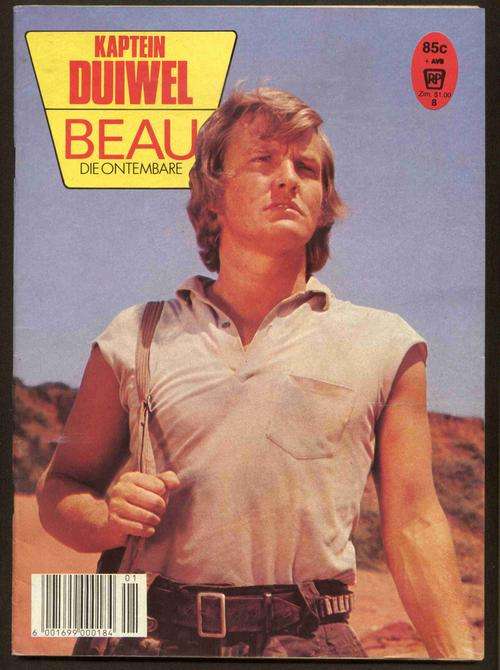 KAPTEIN DUIWEL / BEAU Die ONTEMBARE NOMMER 08 (Swart en Wit Fotoverhale; Later '70's, Begin 80's)