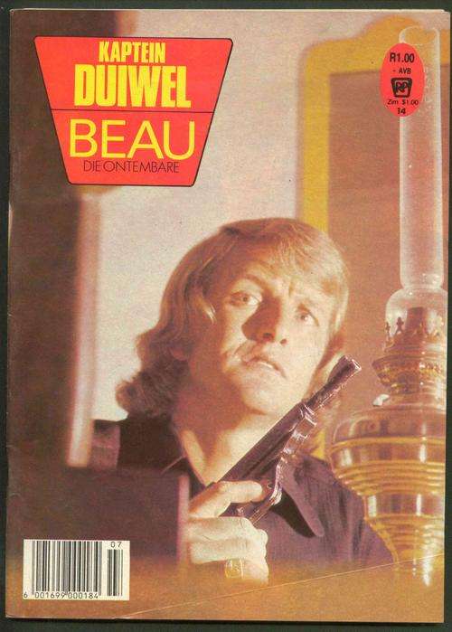 KAPTEIN DUIWEL / BEAU DIE ONTEMBARE No. 14 (Swart en Wit Fotoverhale; Later '70's, Begin 80's)