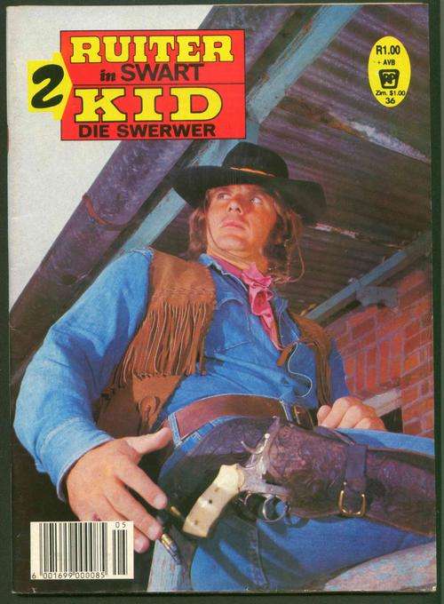 RUITER IN SWART / KID DIE SWERWER No.36 (Swart en Wit Fotoverhale; Later '70's, Begin 80's)