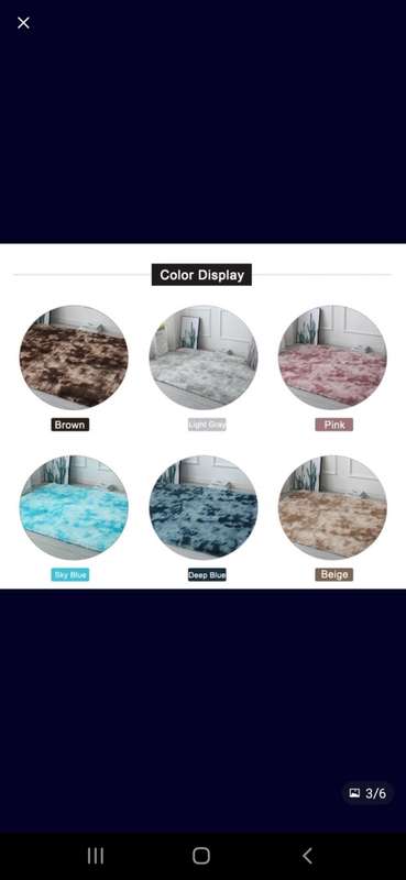 Fluffy Carpets  (1.5mx2m)
