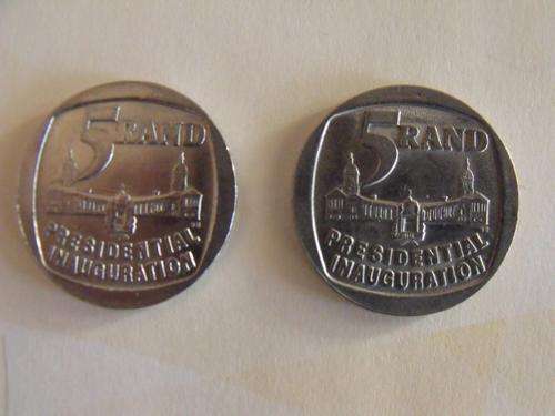 presidentail inauguration R5 COIN  X2