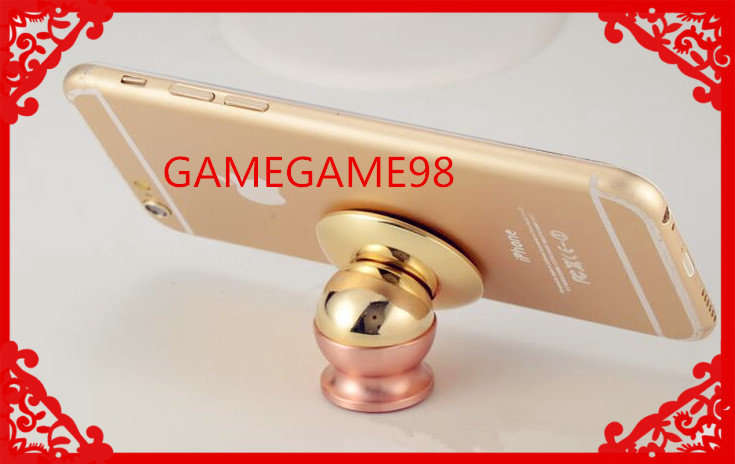 360-degree Metal Magnetic Car Holder Adapter Desktop Stand Bracket For Cell Phone GPS