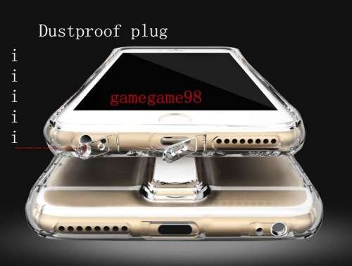 TPU Back With Stand Holder 360 Degree Rotation Case For APPLE IPHONE 7 PLUS