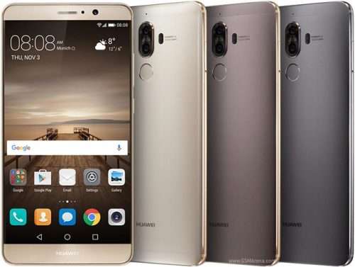 Huawei Mate 9  clear back case cover with tempered glass