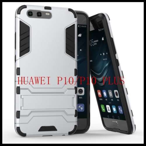 TPU+ PC 2 IN 1 Hybrid Dual Heavy Shockproof Stand Hard Back Case Cover FOR HUAWEI P10 PLUS