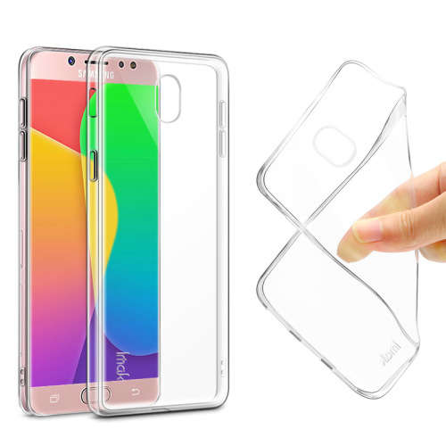 Samsung J5 2017 J5 PRO J530 clear back case with tempered glass