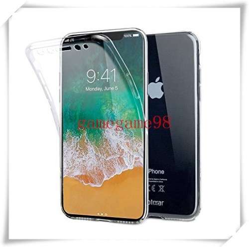 IPhone X Iphone10 Slim 360 Degree Full Protection shockproof PC with TPU Clear Case
