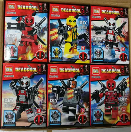 kid's LEGO  blocks 6 boxes combo