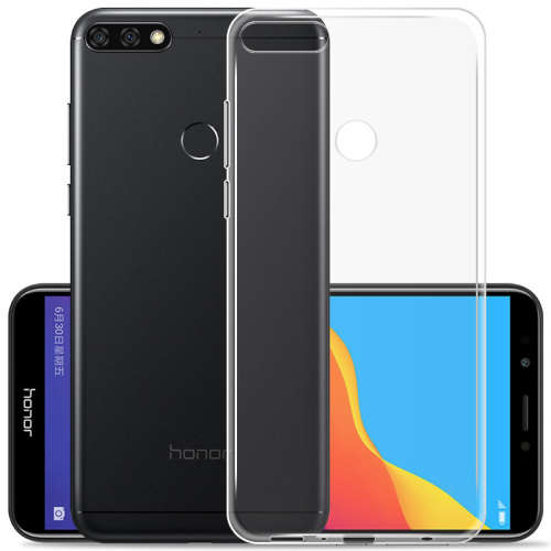 Transparent  TPU Jacket Slim case cover for Huawei Y7 2018