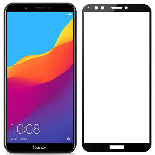 Premium Real 3D FULL CURVED Tempered Glass Film Screen Protector For HUAWEI Y7 2018