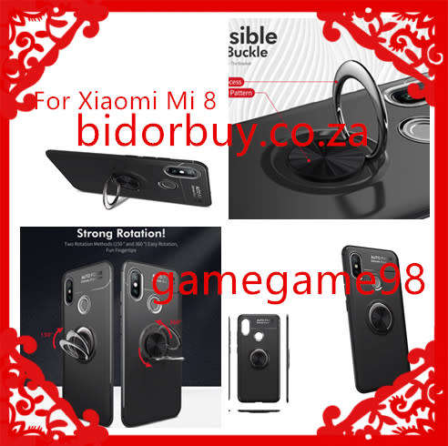 Magnetic Kickstand Ring Stand Armor Case for Xiaomi Mi 8 Mi8