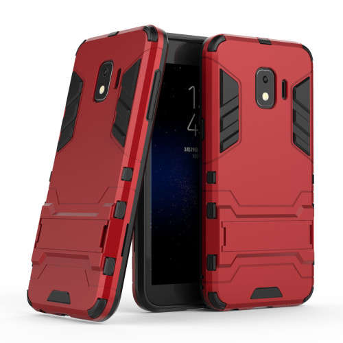 TPU+ PC 2 IN 1 Hybrid Dual Heavy Shockproof Stand Hard Back Case Cover FOR Samsung J2 Core