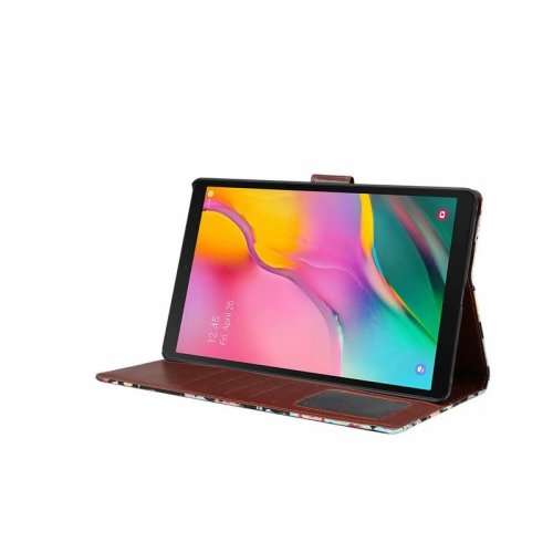Flower Pattern Faux Leather Flip Case for Samsung Galaxy Tab A 10.1 (2019)