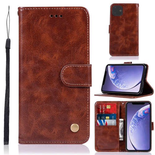 Vintage faux leather wallet flip Case for iPhone 11 Pro