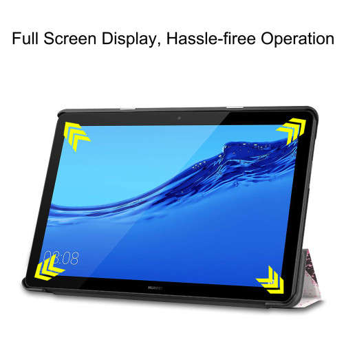 Art pattern Design Shockproof Flipcase with stand for Huawei MediaPad T5   10.1