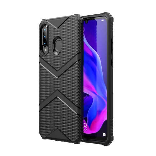 Rhombus patterned shockproof case for Huawei P30 Lite