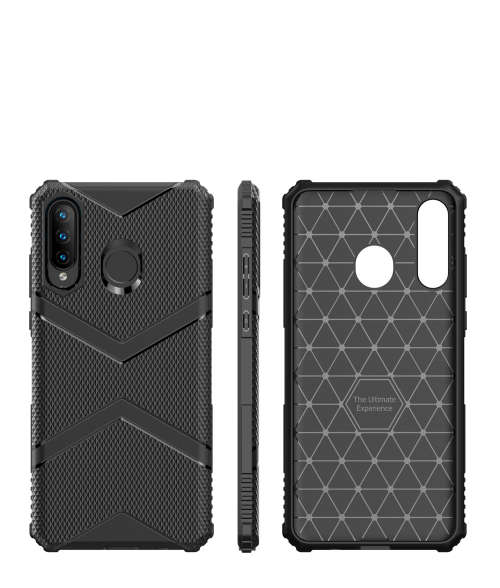 Rhombus patterned shockproof case for Huawei P30 Lite
