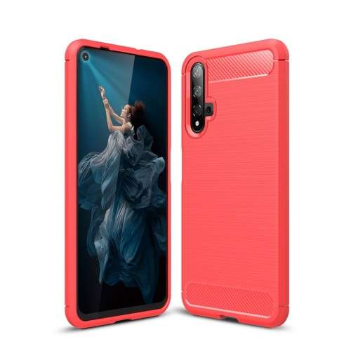 Carbon Fibre Effect Shockproof Protective Back Cover Case for Huawei Nova 5T