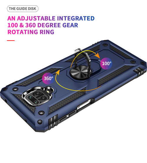 Military Grade Shockproof Armor Back Case for Xiaomi Redmi Note 9S