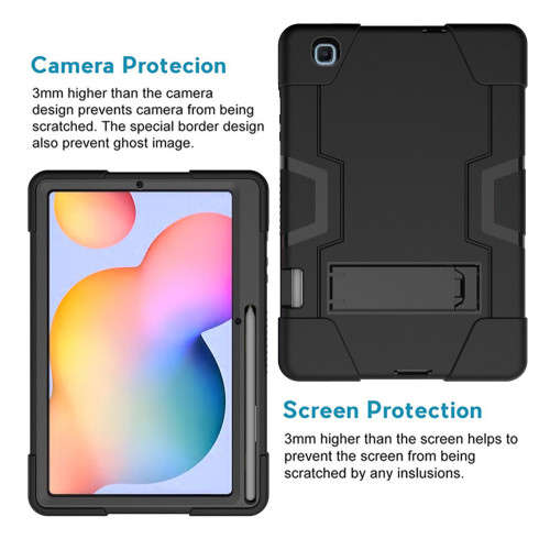 Full-Body Shock Absorption Robot Guard High Impact Resistant Case For Samsung TAB S6 Lite P615/P610