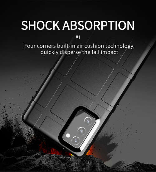 Rugged shield armor matte case cover for Samsung Note 20