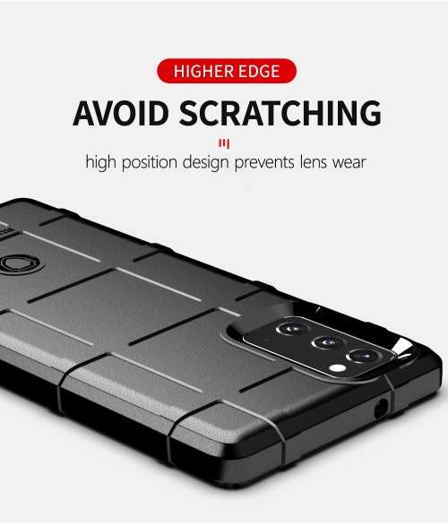 Rugged shield armor matte case cover for Samsung Note 20