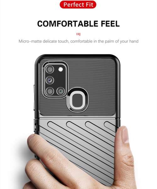 Thunderbolt Shockproof Case Cover For Samsung A21S