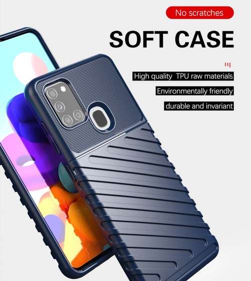 Thunderbolt Shockproof Case Cover For Samsung A21S