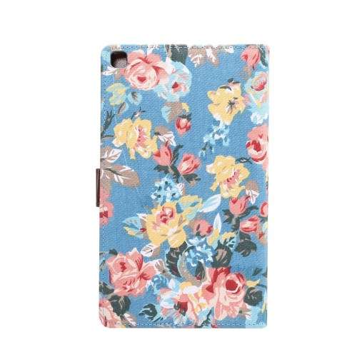 Flower pattern faux leather flip case for Samsung Galaxy Tab A 8.0 2019