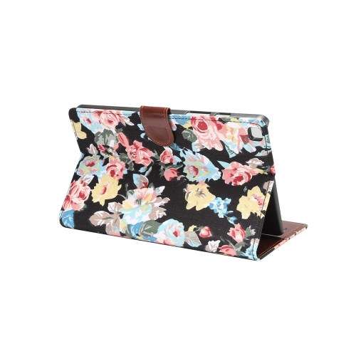 Flower pattern faux leather flip case for Samsung Galaxy Tab A 8.0 2019