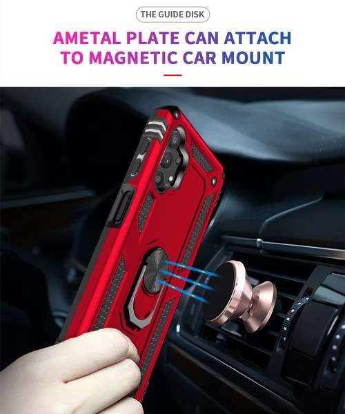 Military Grade Shockproof Armor Back Case Heavy Duty Dual Layer Case Samsung A32 4G