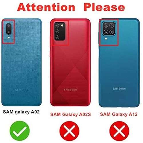 Bumper Back Case for Samsung A02  - Transparent