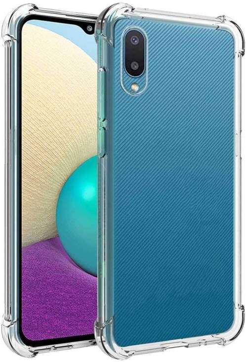 Bumper Back Case for Samsung A02  - Transparent