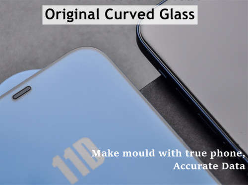 Premium Amazing 11D Full Curved Tempered Glass and Camera Lens Protector for iPhone 12 Pro