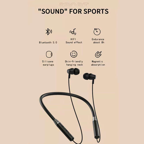 Sport earphones bluetooth wireless