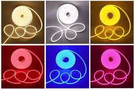 12V 5M Neon LED Strip Light with power supply