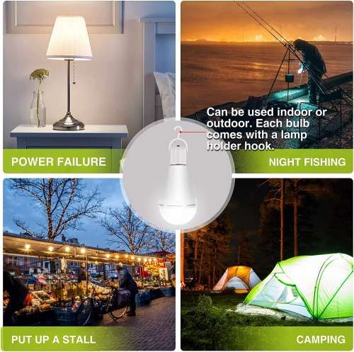 Rechargeable 7w e27 emergency LED bulb with battery (ES7WE27)