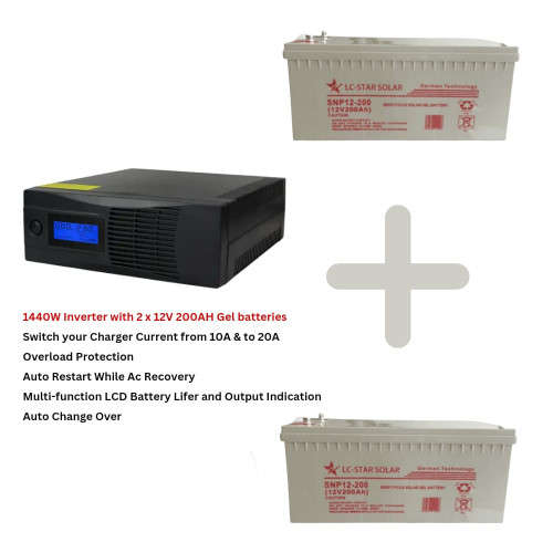 load shedding Back Up System Inverter with Batteries