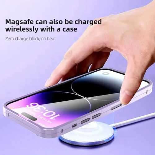 Shockproof Advanced Titanium Alloy Front and Back Case For iPhone Only With Camera Lens Protection