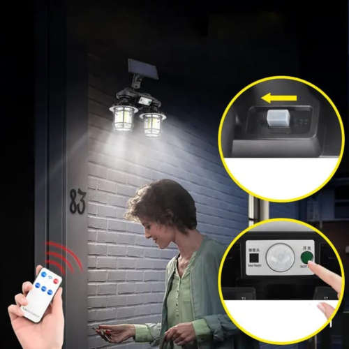 Superior solar lighting bundle - 50w lantern style solar light