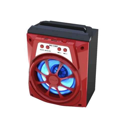 Portable wireless bluetooth speaker with FM radio