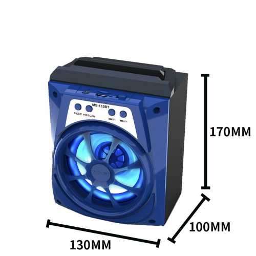 Portable wireless bluetooth speaker with FM radio