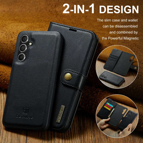 Detachable wallet leather case shockproof case for Samsung A34 Samsung Galaxy A34