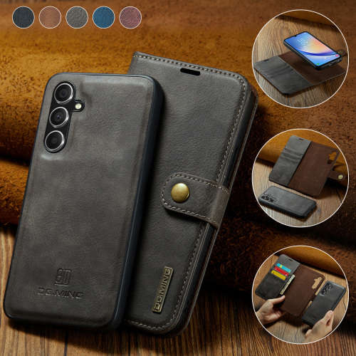 Detachable wallet leather case shockproof case for Samsung A34 Samsung Galaxy A34