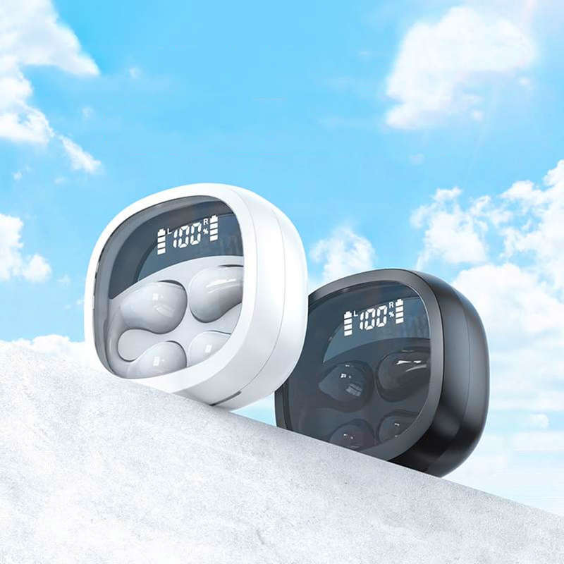 Wireless bluetooth earphone open ear clip